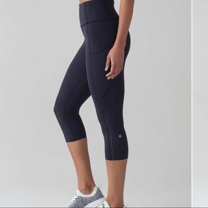 Lululemon fast and free crop II 19”